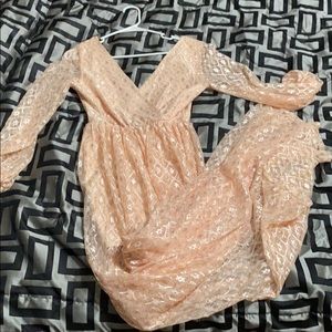 Shear-Lace Windsor Maxi Dress